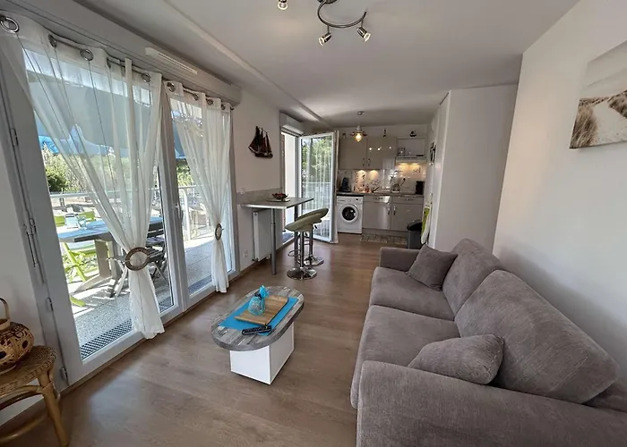 شقة Moderne 2 Pieces, 4 Couchages, Terrasse Et Parking Securise A - Fr-1-224c-351